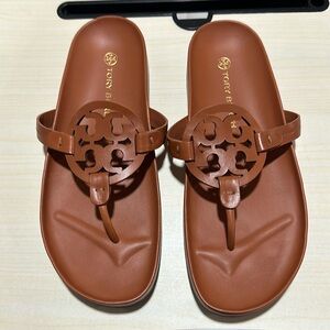 Tory BURCH Brown Sandals Size 10